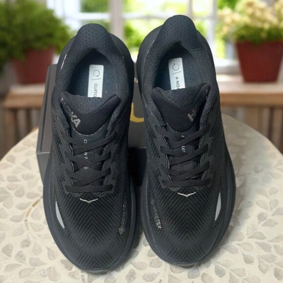 HOKA Clifton 9 GTX Supportive GORE-TEX Waterproof Running Shoes Women’s 7.5 NEW - Picture 9 of 13